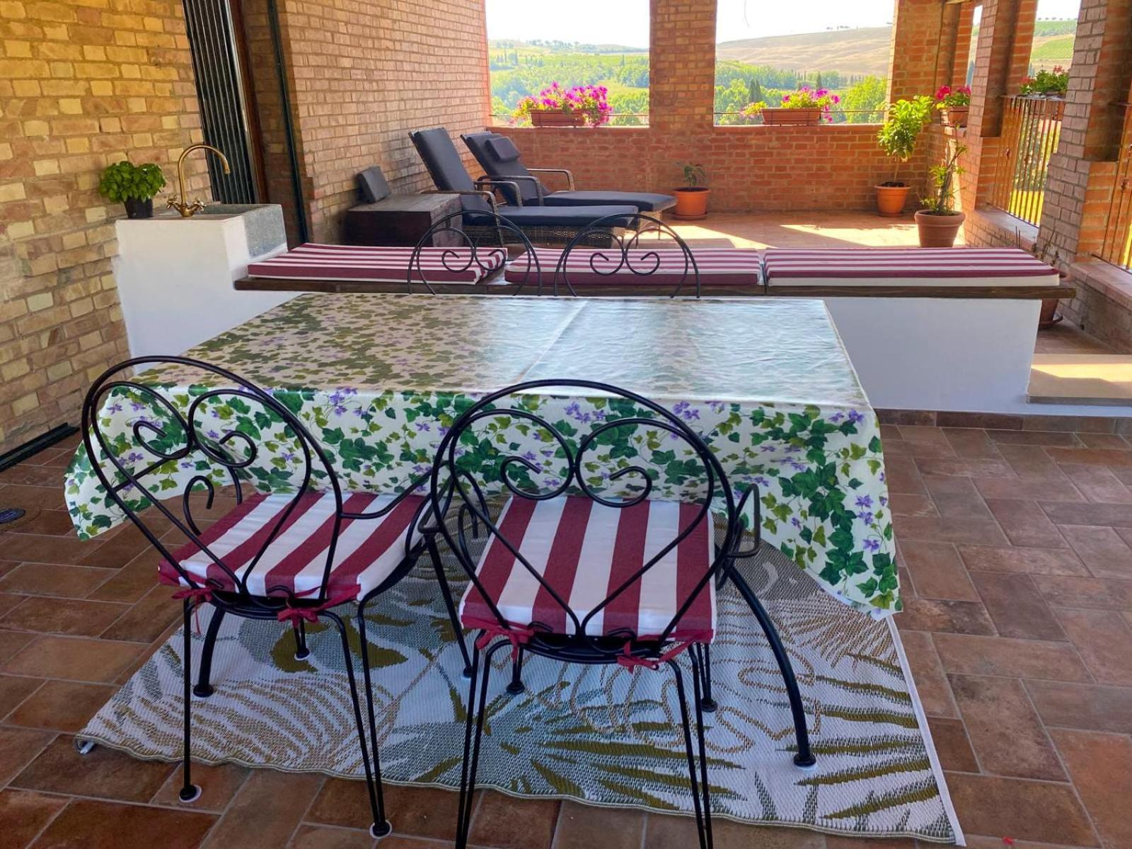 Hostal I Due Cipressi Torrenieri Habitación foto